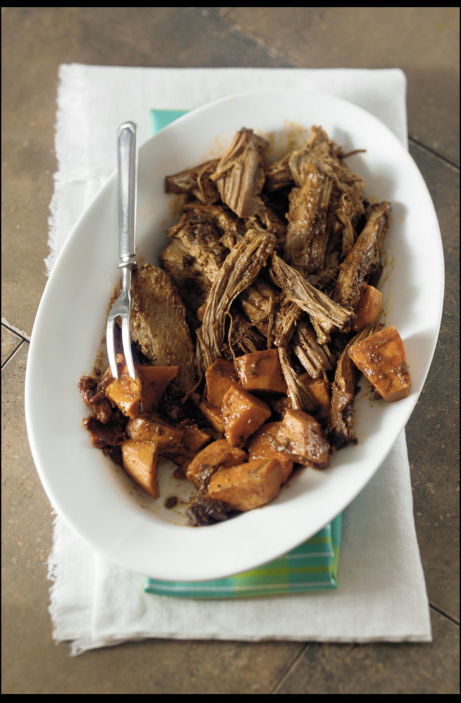 Chipotle Brisket with Sweet Potatoes