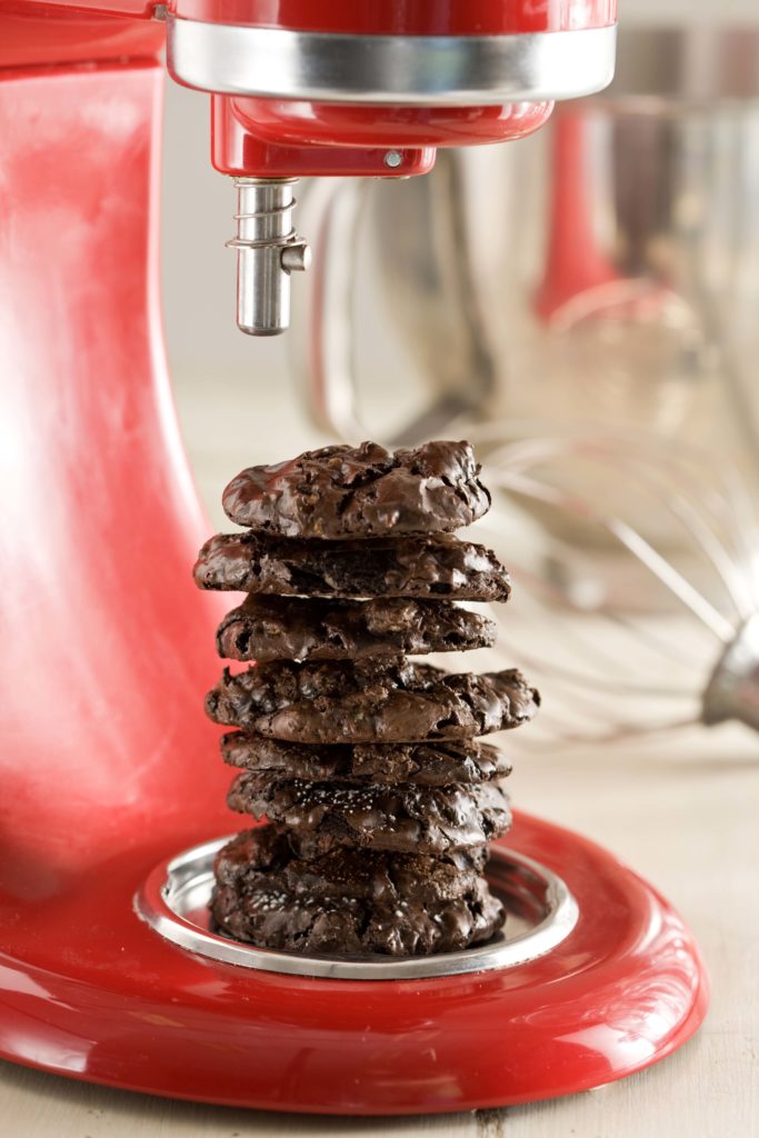 Chewy Flourless Chocolate Cookies