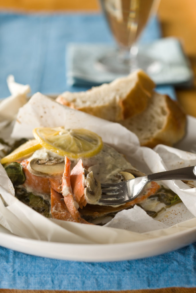 Salmon in Parchment Paper