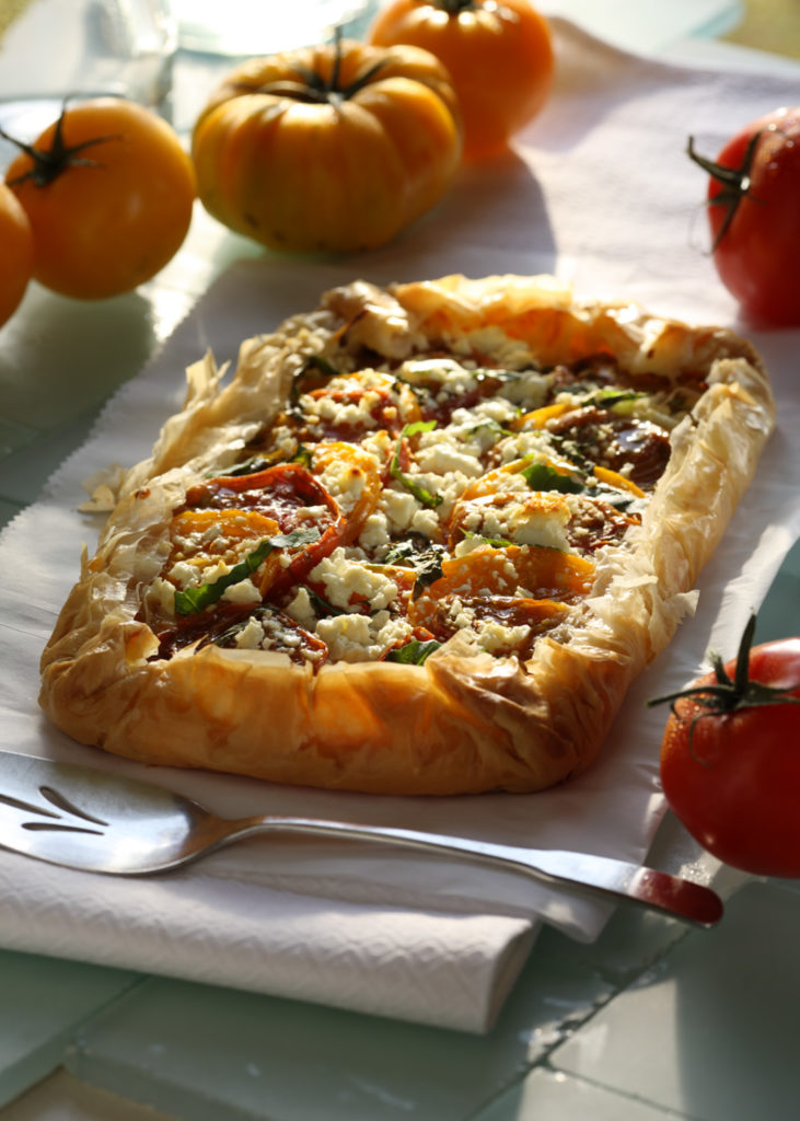 Tomato Phyllo Pie