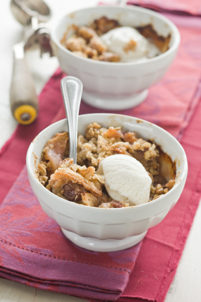 Grape and Apple Crisp