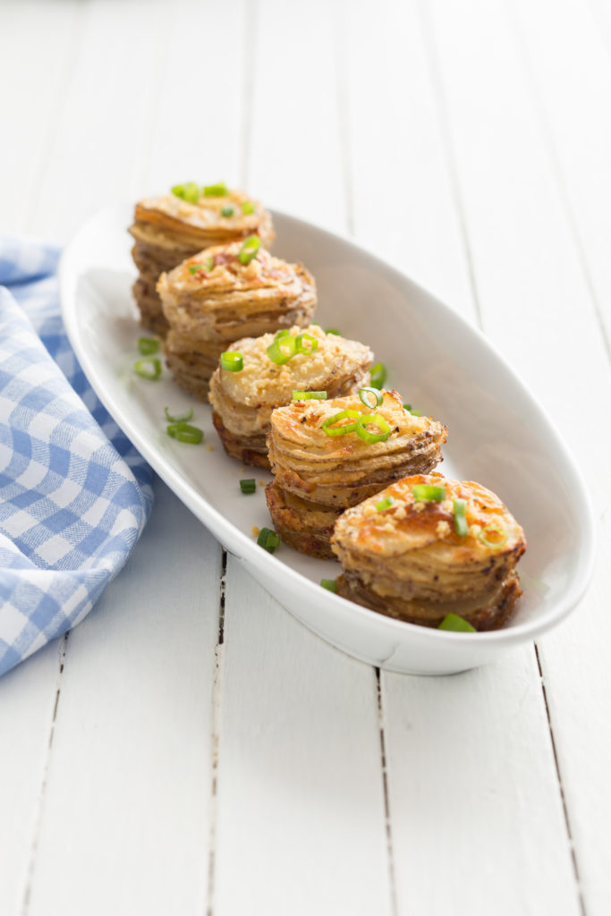 Easy Parmesan Potato Stacks Image