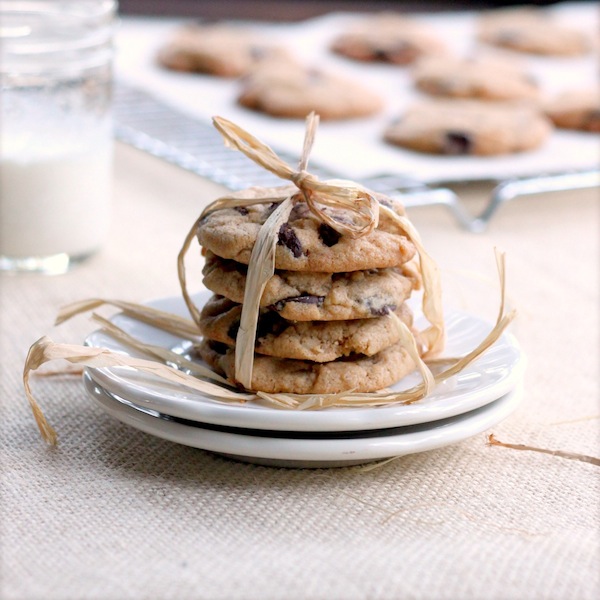 Almond Butter Chocolate Chip Cookies Image