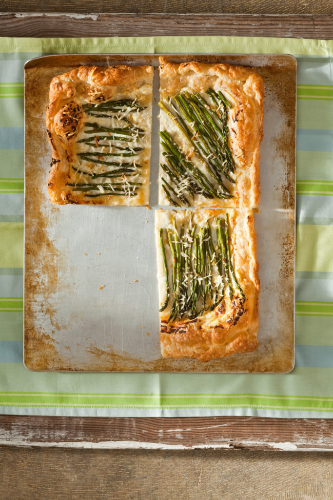 Asparagus and Parmesan Tart