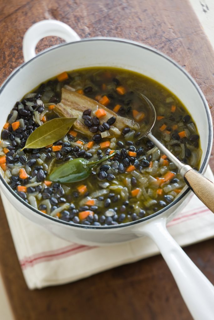 Black Beans with Chiles Image