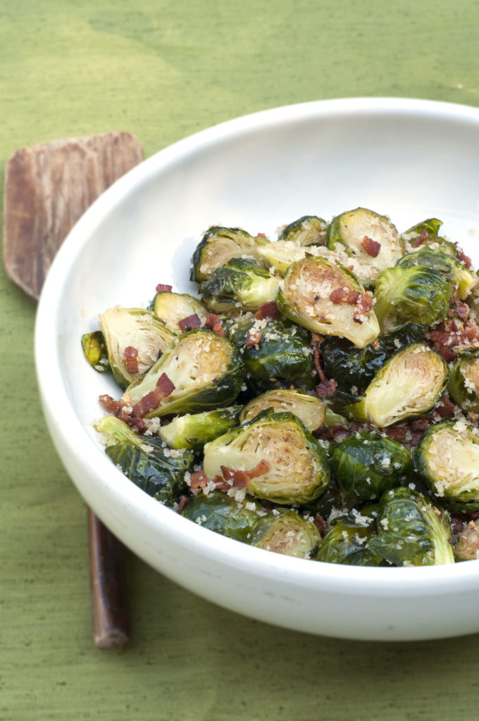 Roasted Brussels Sprouts with Bacon and Brown Butter Relish