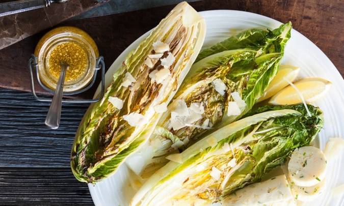 Grilled Caesar Salad