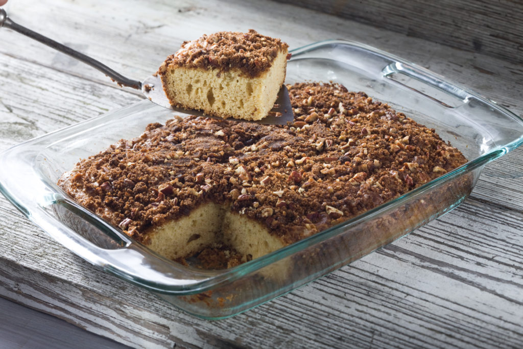 Overnight Cinnamon Pecan Coffee Cake Relish