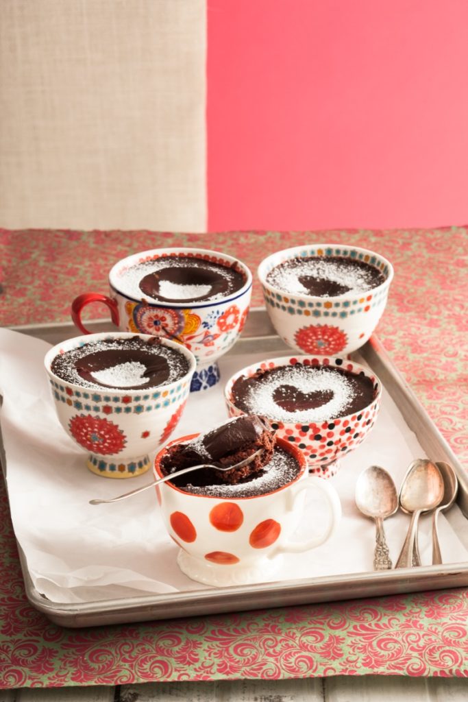 Flourless Chocolate Beet Cakes