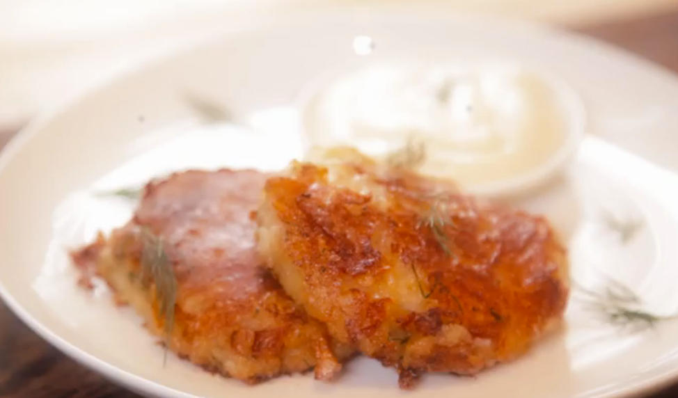Irish Boxty With Smoked Trout