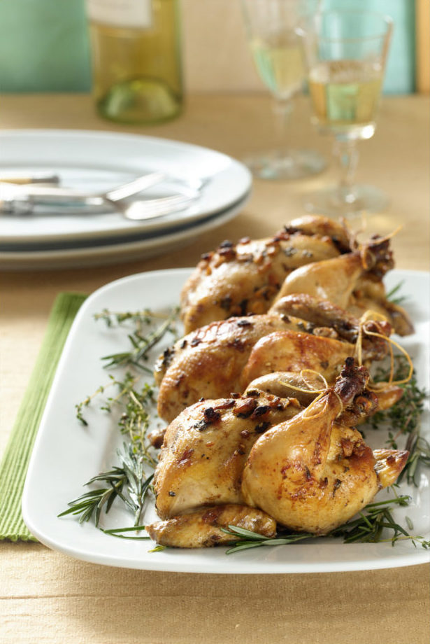 Cornish Hens with Middle Eastern Mojo de Ajo