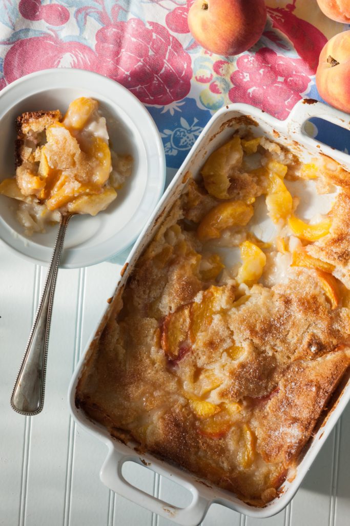 Magic Peach Cobbler
