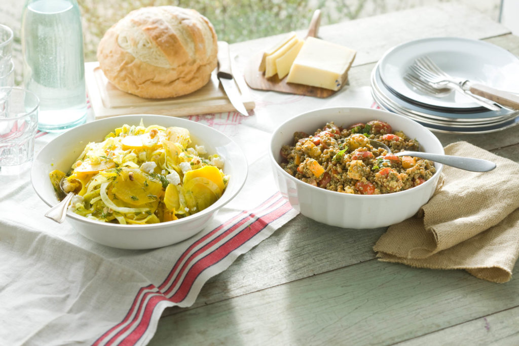 Shaved Fennel-Golden Beet Salad