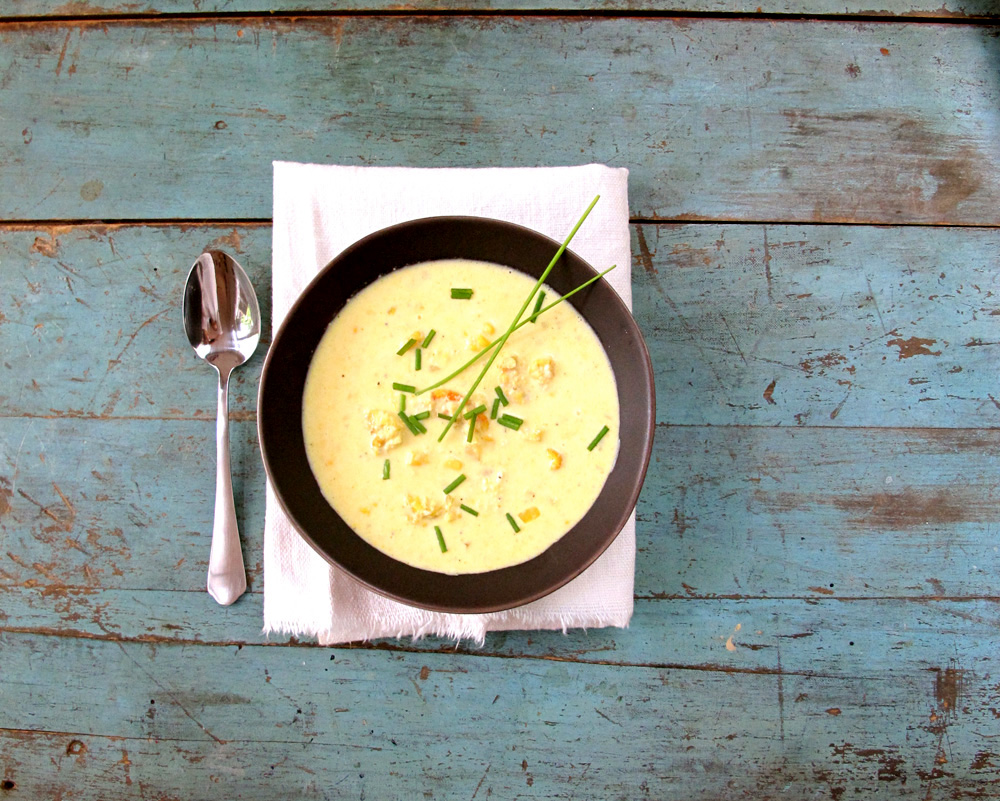 Zesty Summer Shrimp Soup