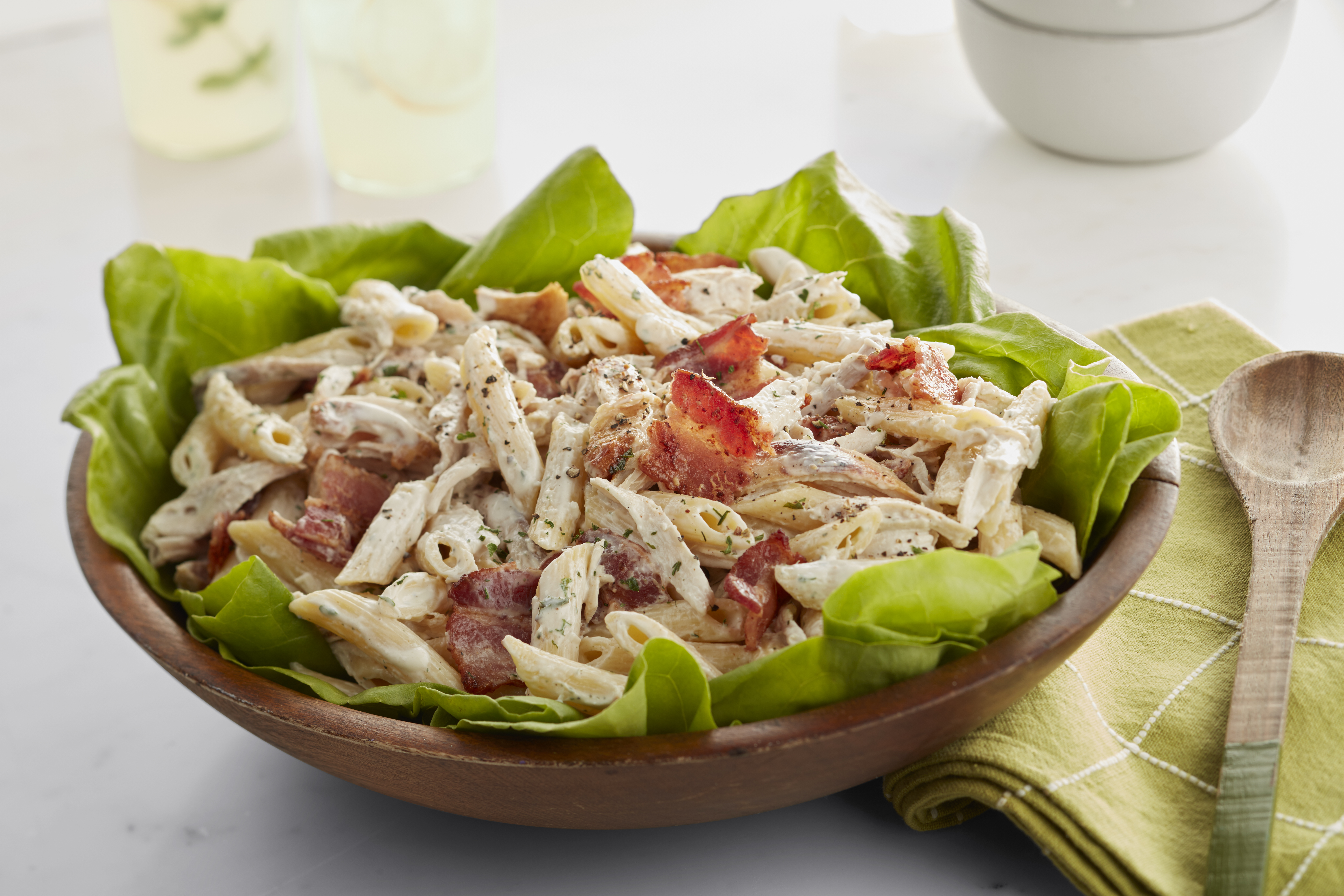Chicken Bacon Ranch Pasta Salad