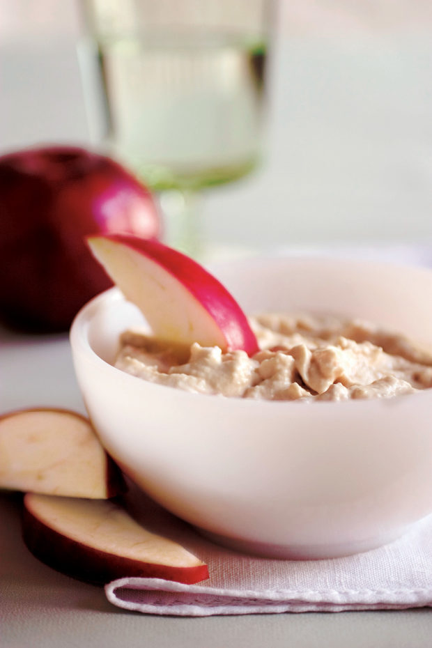 Nutty Cream Cheese Apple Dip