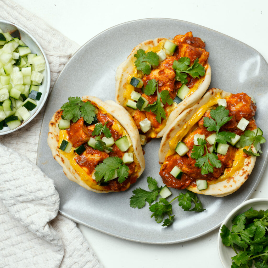 Tikka Masala Naan-wich