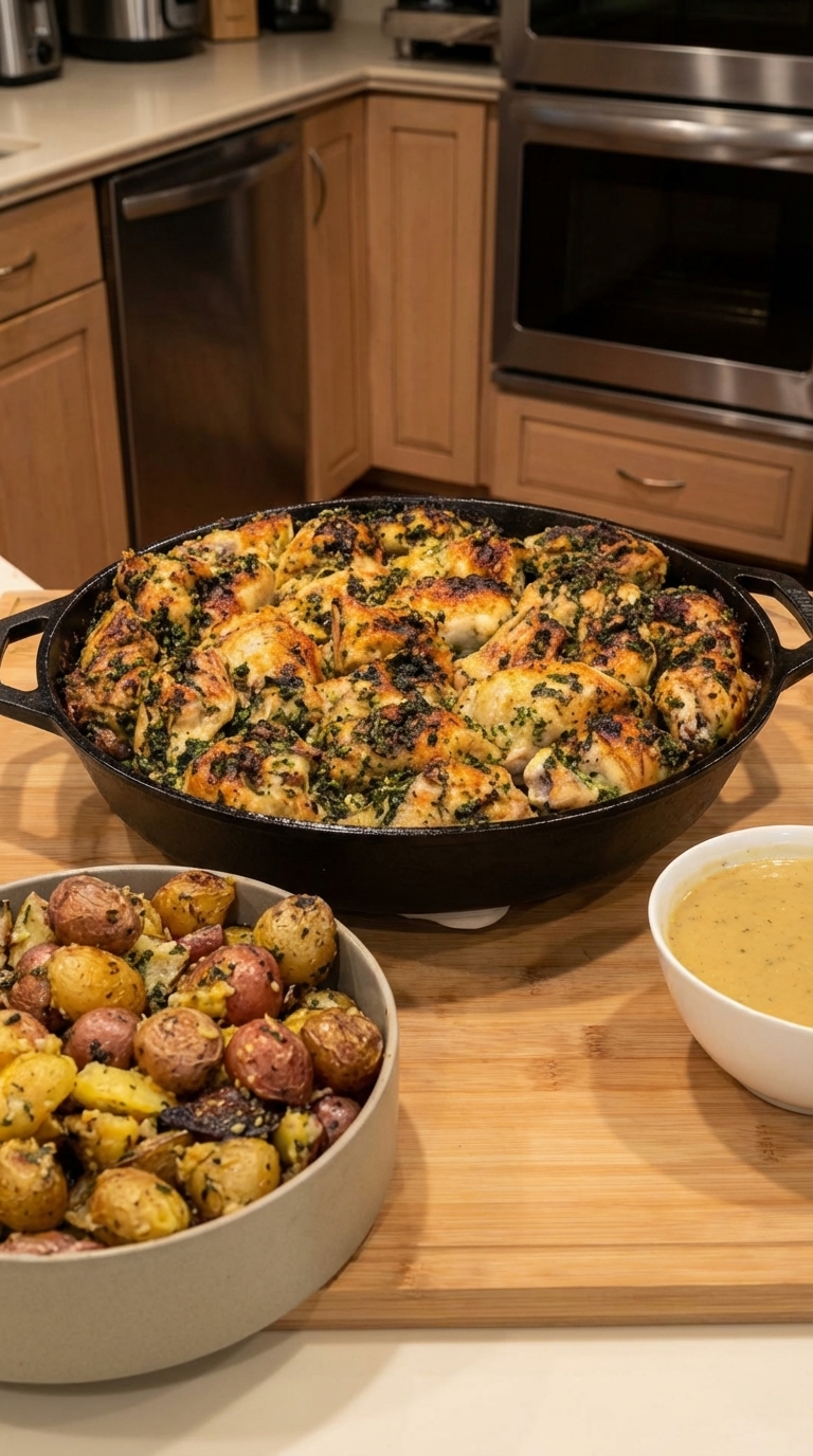 Roasted Chicken & Potatoes