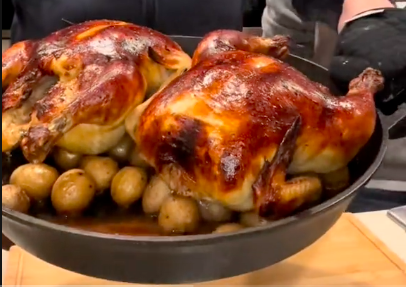 Buttermilk-Marinated Roast Chicken Image