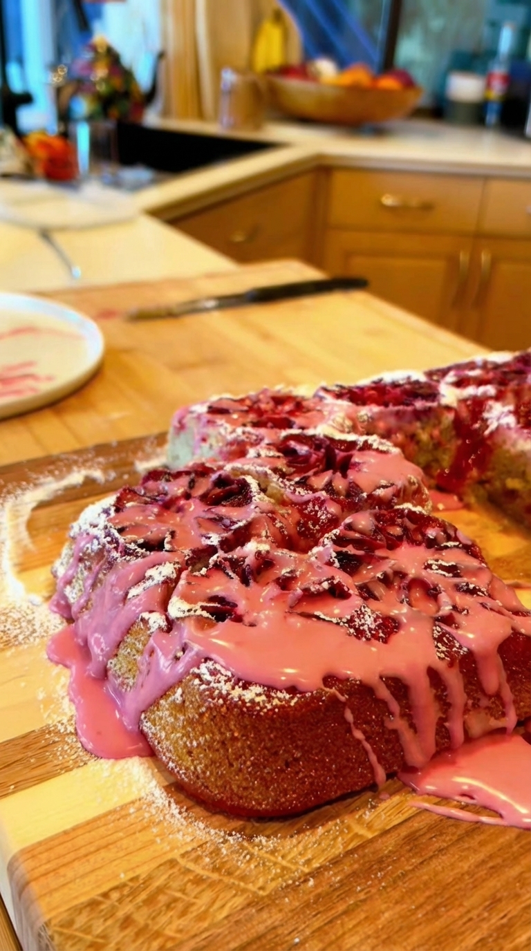 Valentine’s Day Blood Orange Upside-Down Cake